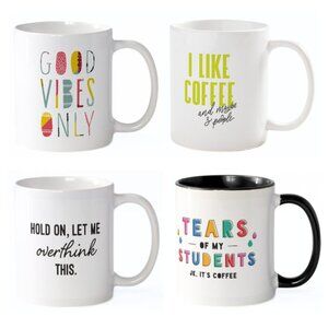 PICK ONE Original Graphic White Coffee Tea Mug 11 oz. NEW